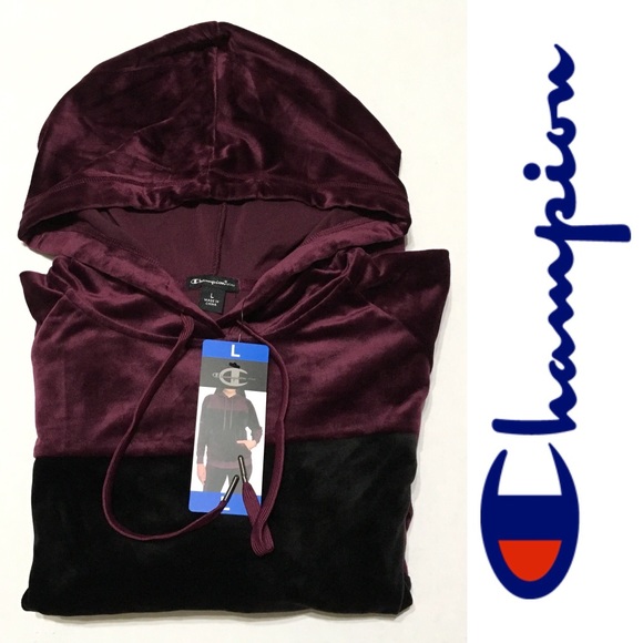 velvet champion hoodie